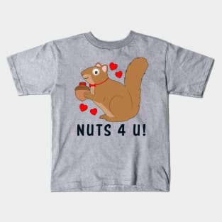 Cute Squirrel Nuts 4 U! Kids T-Shirt